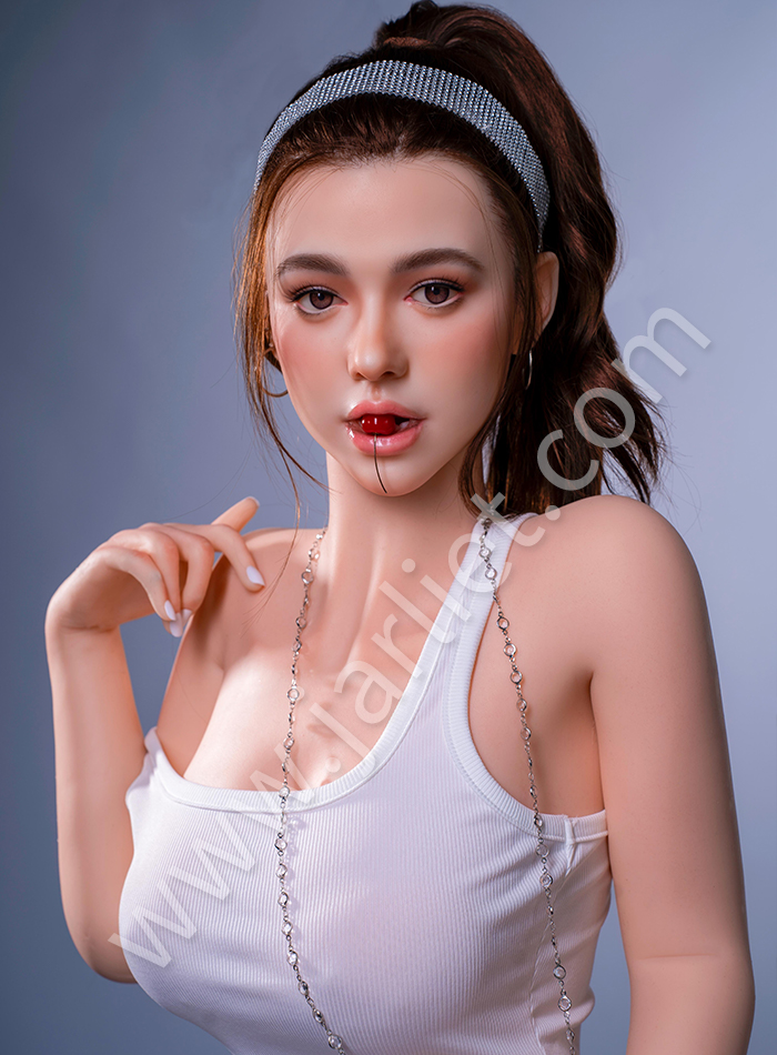 Eve 163cm-Jarliet Top Quality Full Silicone Sex Dolls Adult Toy Dolls with Open Oral Integrated Tongue Flexible Jaw