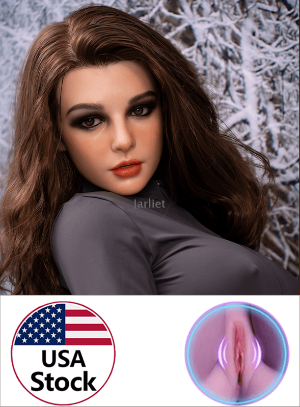 Rylan 165cm-Jarliet Top Quality Full Silicone Sex Dolls Adult Toy Dolls with Open Oral Integrated Tongue Flexible Jaw