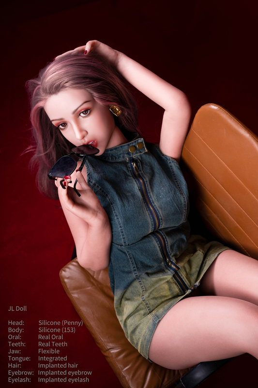 Penny-Jarliet Top Quality Full Silicone Sex Dolls Adult Toy Dolls with Open Oral Integrated Tongue Flexible Jaw