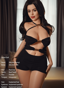 Romy-Jarliet Top Quality Full Silicone Sex Dolls Adult Toy Dolls with Open Oral Integrated Tongue Flexible Jaw