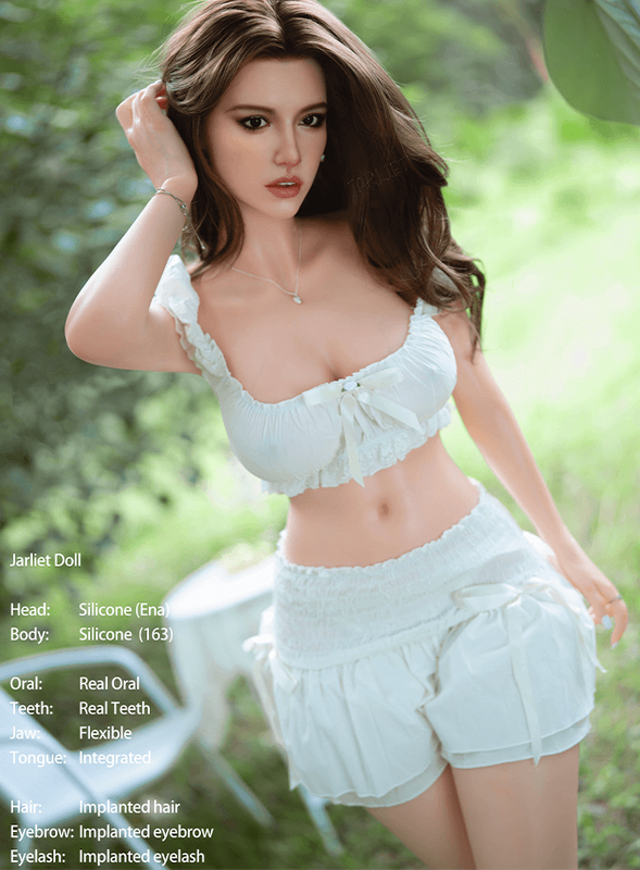 Ena-Jarliet Top Quality Full Silicone Sex Dolls Adult Toy Dolls with Open Oral Integrated Tongue Flexible Jaw