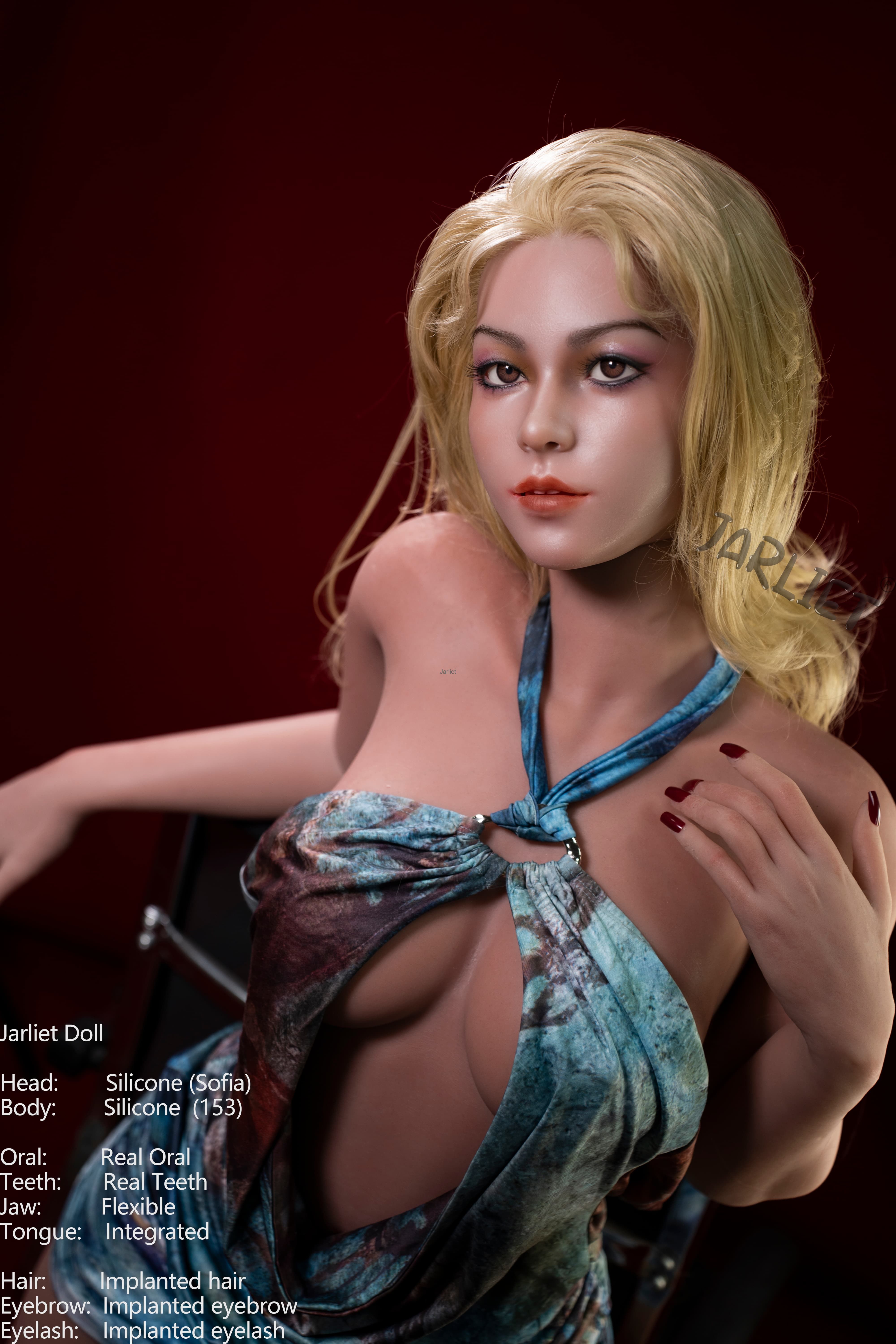 Sofia-Jarliet Top Quality Full Silicone Sex Dolls Adult Toy Dolls with Open Oral Integrated Tongue Flexible Jaw