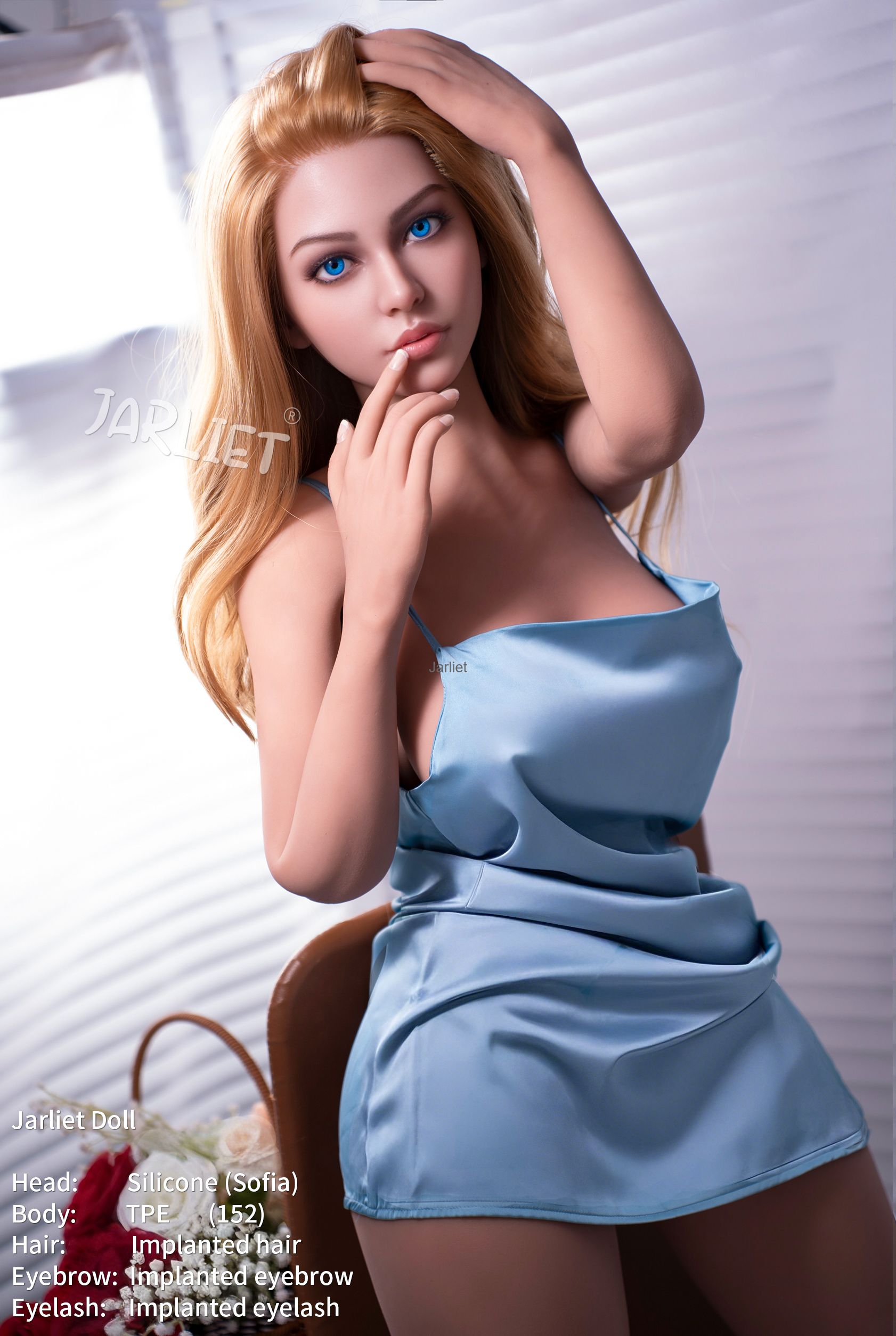 Sofia-Jarliet Silicone Sex Doll mixed TPE sex doll 152cm sex doll 