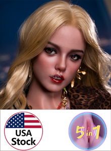 Mina 160cm-Jarliet Quality Full Silicone Sex Dolls Adult Toy Dolls with Open Oral Integrated Tongue Flexible Jaw