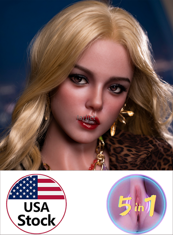 Mina 160cm-Jarliet Quality Full Silicone Sex Dolls Adult Toy Dolls with Open Oral Integrated Tongue Flexible Jaw
