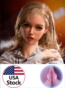 TongTong-Jarliet Quality Silicone Head TPE Body Hybrid Doll Sex Dolls Adult Toy Dolls with Open Oral Integrated Tongue Flexible Jaw